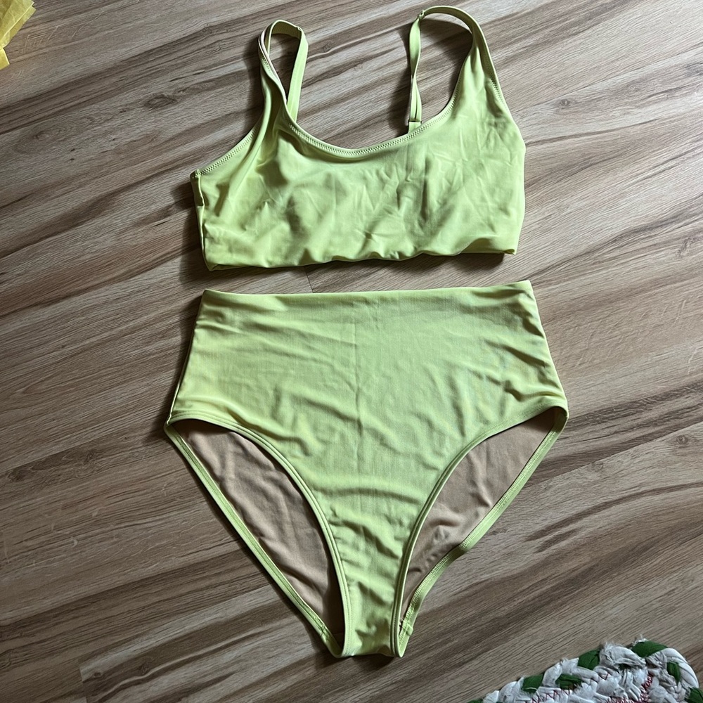 NEW lime green bikini